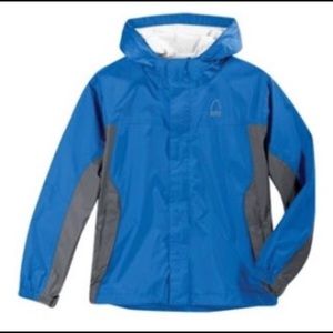 Boys medium 8 10 rain jacket shell Sierra designs